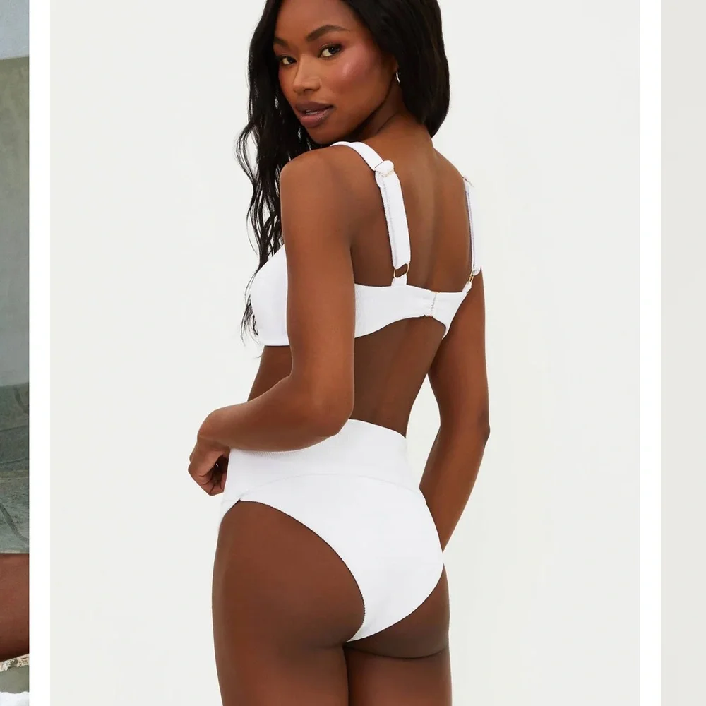 Beach Riot White Bikini Bottom - Picture 7 of 7